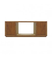 Toby TV Cabinet MDF Brown Colour Two Sideboards Open Space
